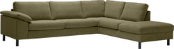 DIENER Ecksofa - Grün / B: 277.0 cm x T: 225.0 cm x H: 81.0 cm