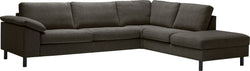 DIENER Ecksofa - Anthrazit / B: 277.0 cm x T: 225.0 cm x H: 81.0 cm