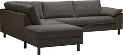 DIENER Ecksofa - Anthrazit / B: 277.0 cm x T: 225.0 cm x H: 81.0 cm
