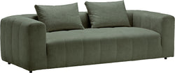 RAYAS Canapé 3 places - Grün / L: 237.0 cm x P: 105.0 cm x H: 64.5 cm