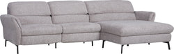 SEBO Ecksofa - Hellgrau / B: 284.0 cm x T: 161.0 cm x H: 84.0 cm