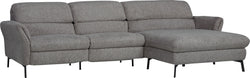 SEBO Ecksofa - Mittelgrau / B: 284.0 cm x T: 161.0 cm x H: 84.0 cm