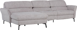 SEBO Ecksofa - Hellgrau / B: 284.0 cm x T: 161.0 cm x H: 84.0 cm
