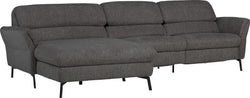 SEBO Ecksofa - Anthrazit / B: 284.0 cm x T: 161.0 cm x H: 84.0 cm