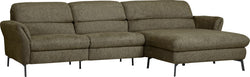 SEBO Ecksofa - Grün / B: 284.0 cm x T: 161.0 cm x H: 84.0 cm