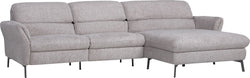 SEBO Ecksofa - Hellgrau / B: 284.0 cm x T: 161.0 cm x H: 84.0 cm