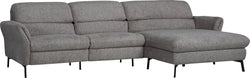 SEBO Ecksofa - Mittelgrau / B: 284.0 cm x T: 161.0 cm x H: 84.0 cm