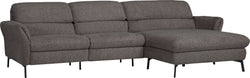 SEBO Ecksofa - Dunkelgrau / B: 284.0 cm x T: 161.0 cm x H: 84.0 cm