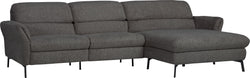 SEBO Ecksofa - Anthrazit / B: 284.0 cm x T: 161.0 cm x H: 84.0 cm