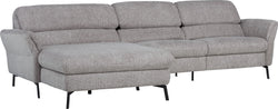 SEBO Ecksofa - Grau / B: 284.0 cm x T: 161.0 cm x H: 84.0 cm