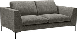 Divano NEWTON in tessuto Sneak - Divano a 2 posti - L: 180,0 cm x P: 102,0 cm x A: 80,0 cm / Grigio