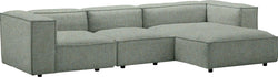 MOOD St Hevre Ecksofa rechts - Grün / L: 291.0 cm x P: 149.0 cm x H: 65.0 cm