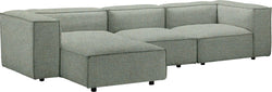MOOD St Hevre Ecksofa links - Grün / L: 291.0 cm x P: 149.0 cm x H: 65.0 cm