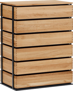 DON Kommode - Natur / B: 75.0 cm x T: 45.0 cm x H: 99.0 cm