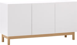 MARLIN Sideboard - Weiss / B: 140.0 cm x T: 41.5 cm x H: 75.0 cm