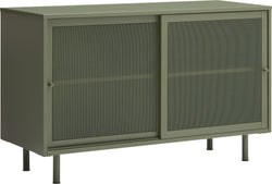 VALENA Buffet - Verde oliva / L: 120.0 cm x P: 45.0 cm x A: 75.0 cm