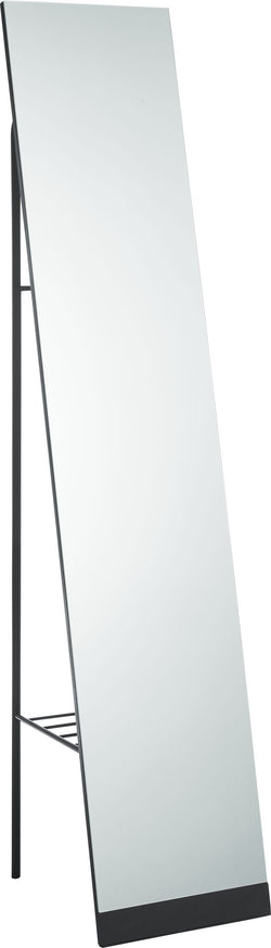 HANNAH Spiegel - Schwarz / B: 30.0 cm x T: 39.0 cm x H: 147.5 cm