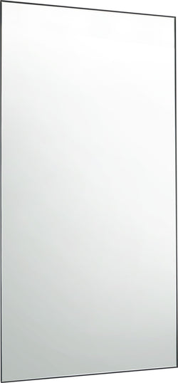 NICKI Spiegel - Schwarz / B: 100.0 cm x T: 2.5 cm x H: 200.0 cm