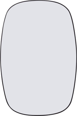 LIAM Spiegel - Schwarz / B: 60.0 cm x T: 2.5 cm x H: 90.0 cm