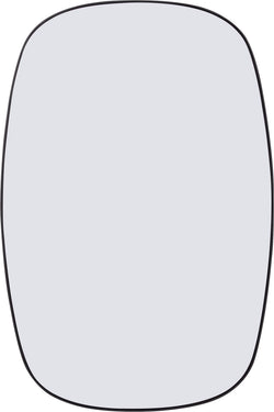 LIAM Spiegel - Schwarz / B: 60.0 cm x T: 2.5 cm x H: 90.0 cm