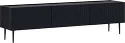 ILVI Lowboard - Schwarz / B: 180.0 cm x T: 40.0 cm x H: 47.3 cm