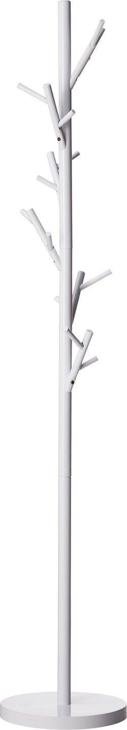 BRENDAN Portemanteau - Blanc / L: 30.0 cm x P: 30.0 cm x H: 170.0 cm