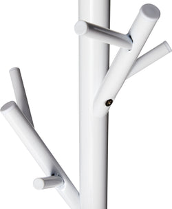 Porte-manteaux BRENDAN - Blanc / L : 30,0 cm x P : 30,0 cm x H : 170,0 cm
