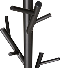 Porte-manteau BRENDAN - Noir / L : 30,0 cm x P : 30,0 cm x H : 170,0 cm
