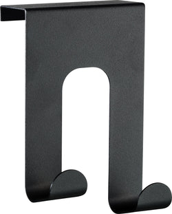 CALLAN Patère de porte - Noir / L: 10.0 cm x P: 8.8 cm x H: 15.5 cm
