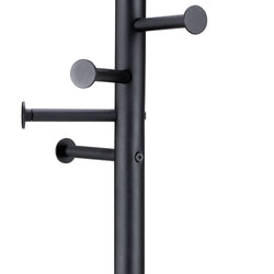 Porte-manteau YOMMA - Noir / L : 28,0 cm x P : 28,0 cm x H : 182,0 cm