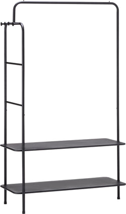 YOMMA Kleiderständer - Schwarz / B: 103.0 cm x T: 45.0 cm x H: 171.0 cm