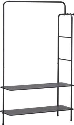 Porte-vêtements YOMMA - Noir / L : 103,0 cm x P : 45,0 cm x H : 171,0 cm