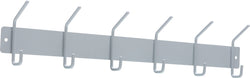 JONA Garderobenleiste - Grau / B: 60.0 cm x T: 12.0 cm x H: 6.0 cm