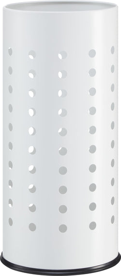 Porte-parapluies ELLI - L : 23,5 cm x P : 23,5 cm x H : 50,0 cm / Blanc