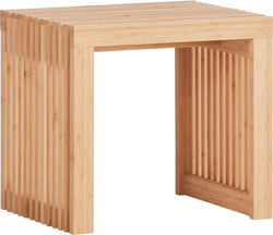 Panchina TED II in bambù 45x38x42 cm - Bambù / L: 45,0 cm x P: 38,0 cm x A: 42,0 cm