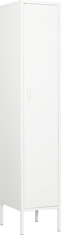 MIKO Schrank - Weiss / B: 35.0 cm x T: 46.0 cm x H: 183.0 cm