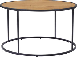 JEREMY Tavolino da salotto - Marrone / L: 80.0 cm x P: 80.0 cm x A: 45.0 cm