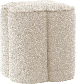 LUCK Hocker - Beige / B: 40.0 cm x T: 40.0 cm x H: 45.0 cm