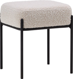 IVY Hocker - Creme / B: 37.5 cm x T: 37.5 cm x H: 43.5 cm