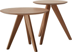YURI Table d'appoint - Nature / L: 50.0 cm x P: 50.0 cm x H: 45.0 cm