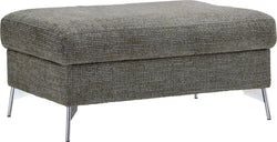 DIENER Hocker - Grün / B: 64.0 cm x T: 95.0 cm x H: 45.0 cm