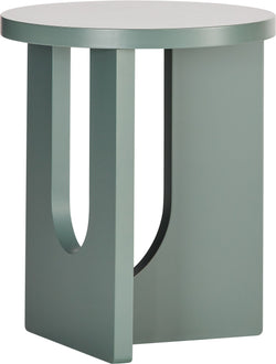 DONA Beistelltisch - Grün / B: 35.0 cm x T: 35.0 cm x H: 42.0 cm