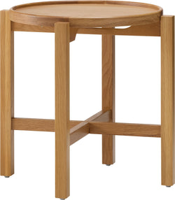 MEREDITH Beistelltisch - Eiche / B: 47.0 cm x T: 47.0 cm x H: 45.0 cm