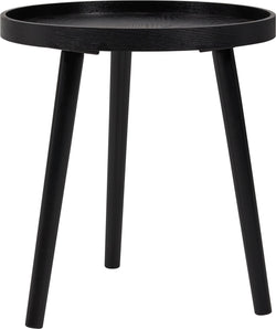 MAILA Table d'appoint - Noir / L: 40.0 cm x P: 40.0 cm x H: 44.0 cm