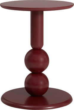 MAJA Beistelltisch - Rot / H: 45.0 cm