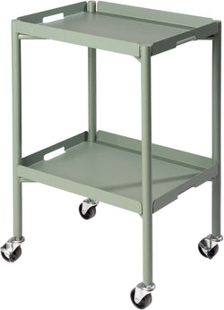 HOMEWORKS chariot de service - Vert / L: 41.2 cm x P: 31.2 cm x H: 63.8 cm
