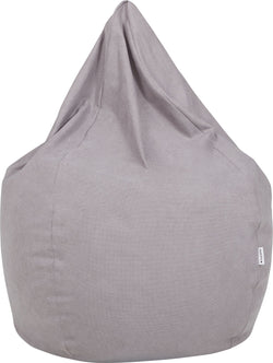 DAAN Siège poire - Gris clair / L: 75.0 cm x P: 115.0 cm x H: 108.0 cm