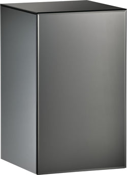 EDISSA Beistelltisch - verdunkeltes Spiegelglas / 30cm x 30cm x 50cm