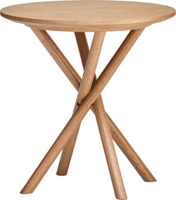 Table d'appoint XENO - naturel / Ø : 50 x H : 50 cm