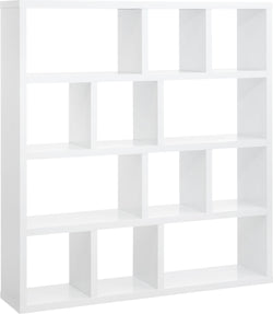 INDUS Regal - Weiss / B: 150.0 cm x T: 34.0 cm x H: 159.0 cm